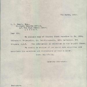 Soldier packet page