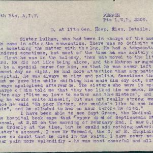 Soldier packet page