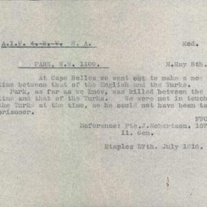 Soldier packet page