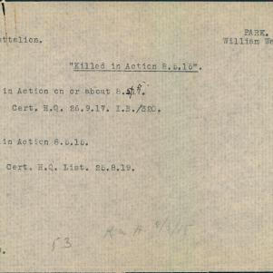 Soldier packet page