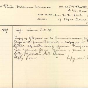 Soldier packet page