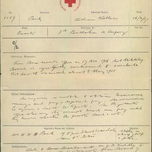 Soldier packet page