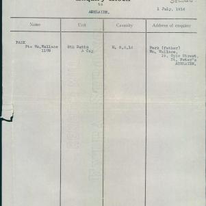 Soldier packet page