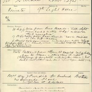 Soldier packet page