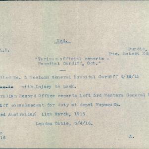 Soldier packet page