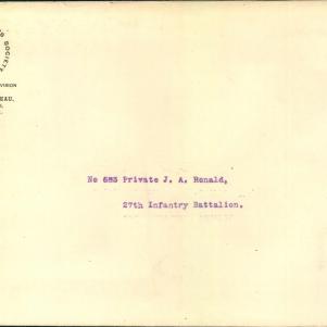Soldier packet page
