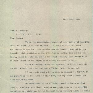 Soldier packet page