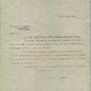 Soldier packet page