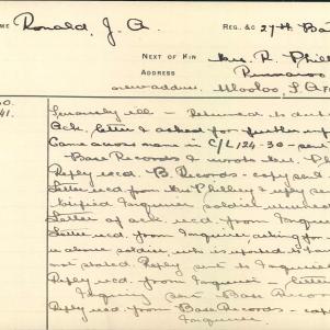 Soldier packet page