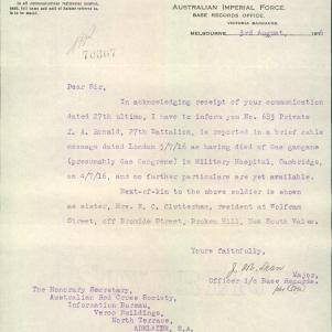Soldier packet page