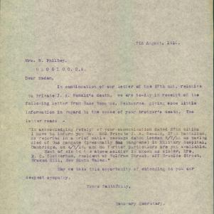 Soldier packet page