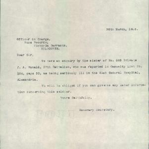 Soldier packet page