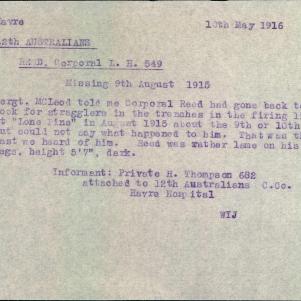 Soldier packet page