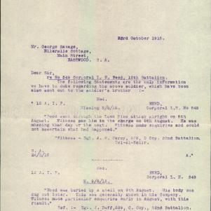 Soldier packet page