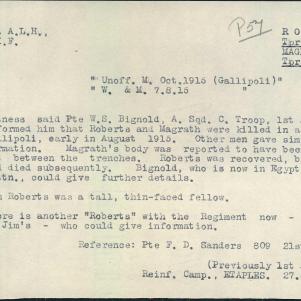 Soldier packet page