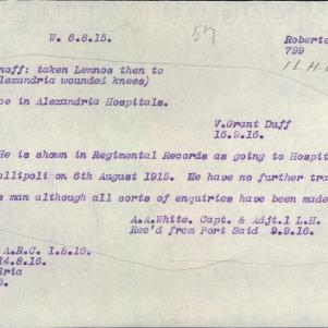 Soldier packet page