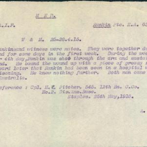 Soldier packet page