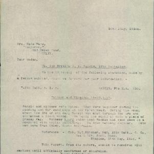 Soldier packet page