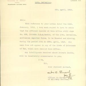 Soldier packet page