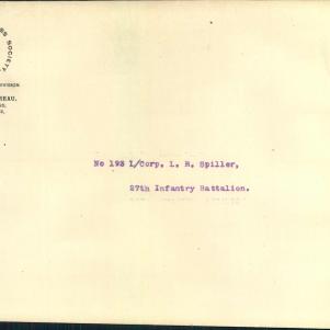 Soldier packet page
