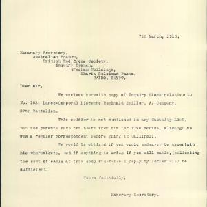 Soldier packet page
