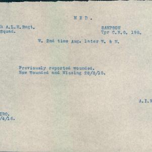 Soldier packet page