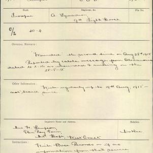 Soldier packet page