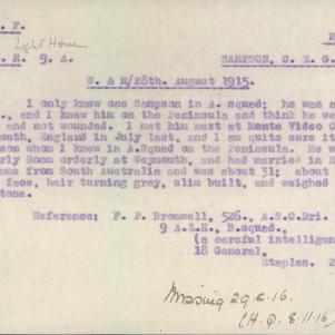 Soldier packet page
