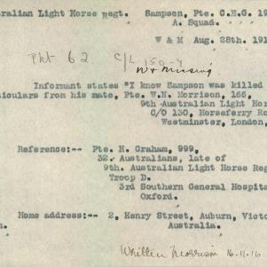 Soldier packet page