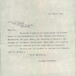 Soldier packet page