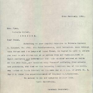 Soldier packet page