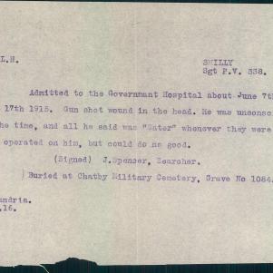 Soldier packet page