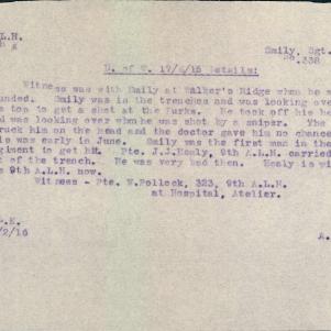 Soldier packet page