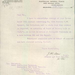 Soldier packet page