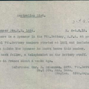 Soldier packet page