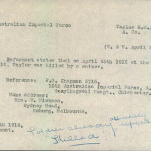 Soldier packet page