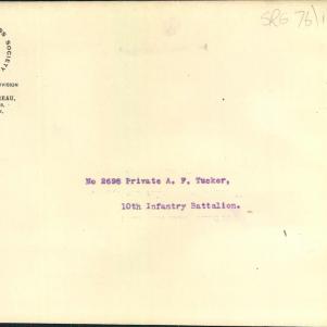 Soldier packet page