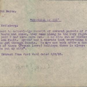 Soldier packet page