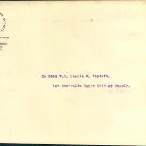 Soldier packet page
