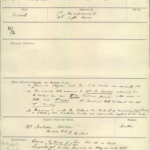 Soldier packet page