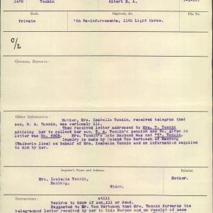 Soldier packet page