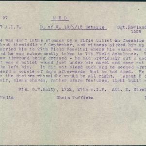 Soldier packet page