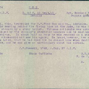 Soldier packet page