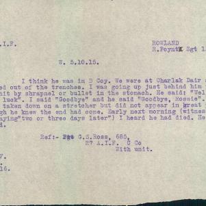 Soldier packet page