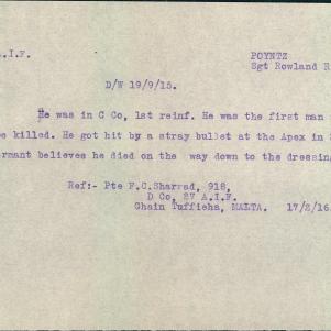 Soldier packet page