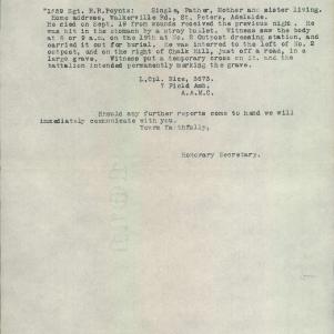 Soldier packet page