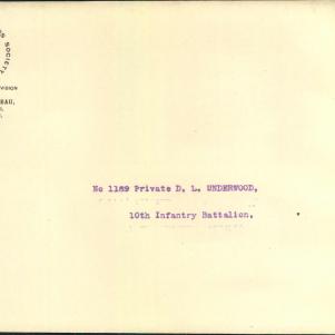 Soldier packet page