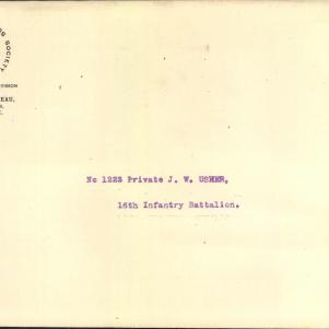Soldier packet page