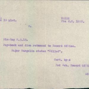 Soldier packet page