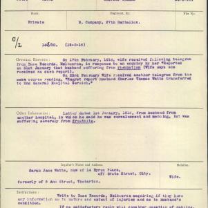 Soldier packet page